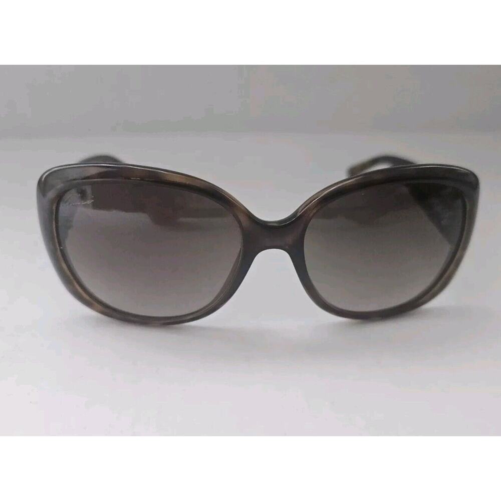 Gucci Womens Optyl Frame Web Oversized Contrast Sunglasses 3644/s Tortoiseshell